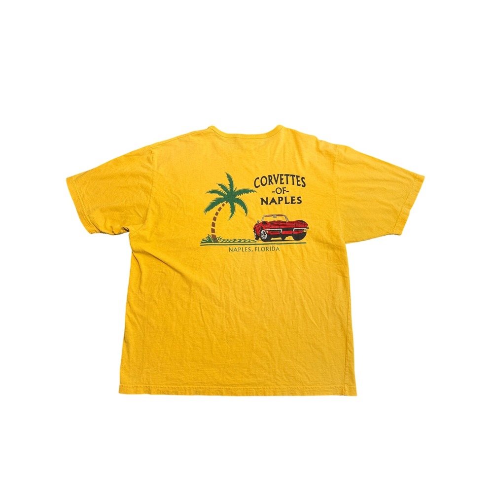 Vintage Levis Dry Goods Corvettes of Naples Florida T-Shirt XL USA Made